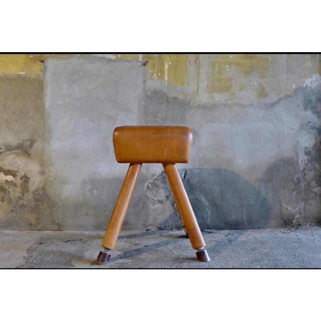 Vintage Brown Leather Horse, in Flawless conditions. Designed 1950 to 1959