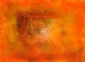 Artemio Ceresa, Scorci d'infinito red border n.5, Mixed Media, 2023