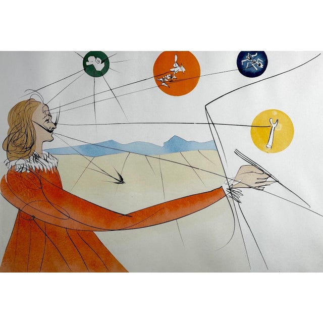 ARTIST: Salvador Dali TITLE: Dalinean Prophecy MEDIUM: Etching SIGNED: Hand Signed EDITION NUMBER: I 135/250 MEASUREMENTS:...