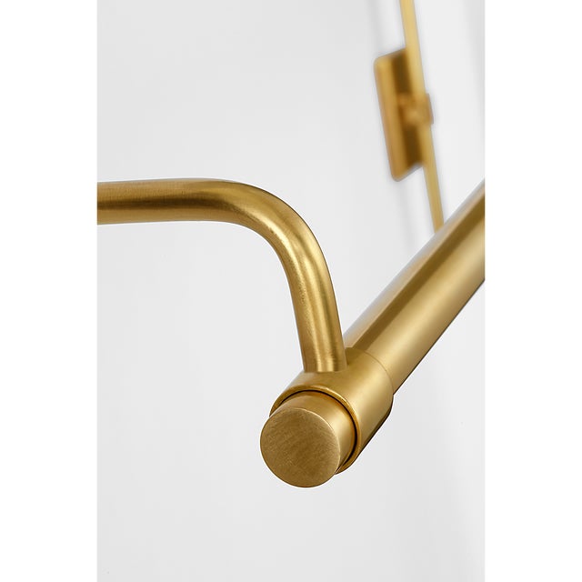 Brass Thomas O'Brien for Visual Comfort Signature Kidd 30" Frame Mount Picture Light in Hand-Rubbed Antique Brass For Sale - Image 8 of 13