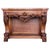 French Biedermeier Mahogany Carved Console Table With Drawer For Sale - Image 13 of 13