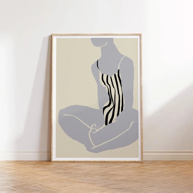 Contemporary Female Silhouette Giclee Print For Sale - Image 4 of 6