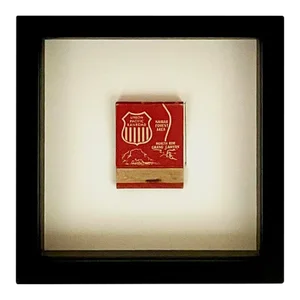 Union Pacific Railroad Framed Vintage Matchbook