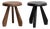 Meribel Wood Stools by Charlotte Perriand for Cassina, Set of 2 For Sale