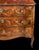 Brown Continental Rococo Style Burl Walnut Arbalète-Form 3-Drawer Commode For Sale - Image 8 of 9