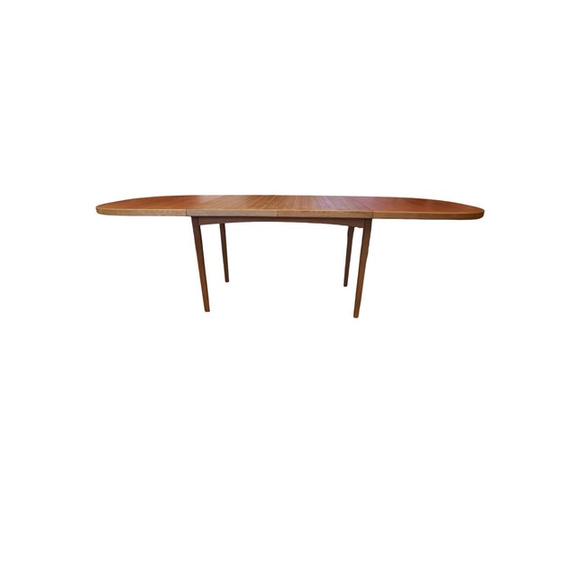 Oval Dining Table in Teak and Oak with Two Extension Leaves by Bertil Fridhagen for Bodafors, 1960 For Sale - Image 15 of 17