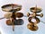Metal Brutalist Bronze Candlesticks by Giuseppe Gallo, Italy, 1960, Set of 2 For Sale - Image 7 of 8