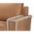 American Uptown Loomlan Austin Brown Benchmade Aniline Leather Club Chair - American Made For Sale - Image 3 of 5