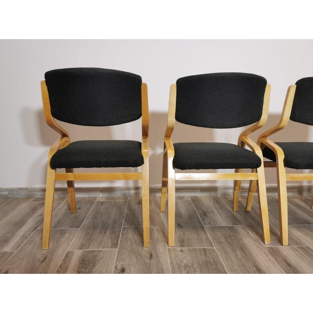 1960s Vintage Chairs by Ludvik Volak, 1960s, Set of 4 For Sale - Image 5 of 18