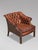 Antique Club Chair in Brown Leather, 1880 For Sale - Image 6 of 11