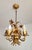 Gilded Chandelier with Gold Leaf, Italy, 1960s For Sale - Image 4 of 18