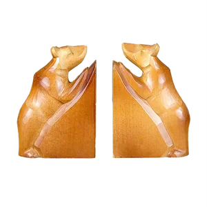 Wooden Bear Bookends from VEB Kunstgewerbliche Holzarbeiten Klings, 1950s, Set of 2
