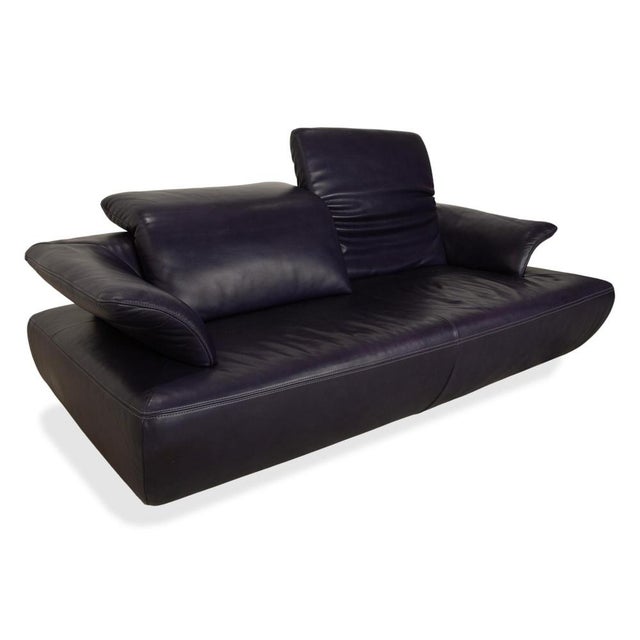 Avanti 3-Seater Sofa in Purple Leather from Koinor For Sale - Image 6 of 17