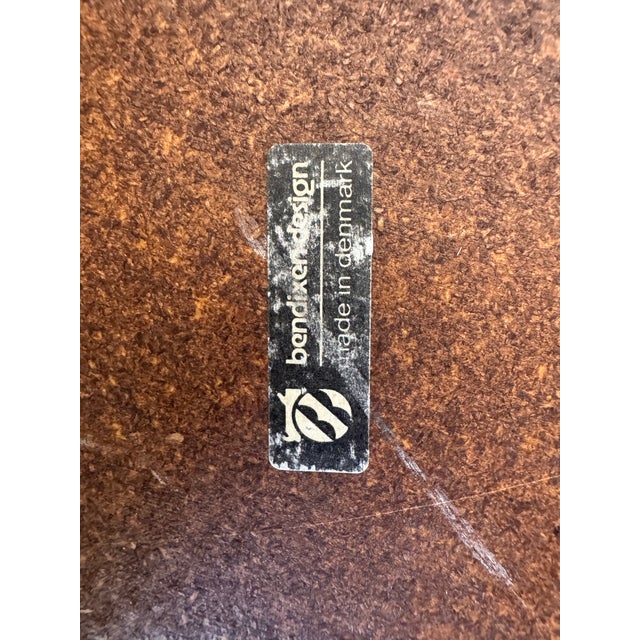 Pair of Mid Century Danish Modern Marble & Teak Side/Coffee Tables by Bendixen Design For Sale - Image 9 of 12