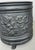 Black Vintage French Floral Painted Brass Jardiniere For Sale - Image 8 of 18