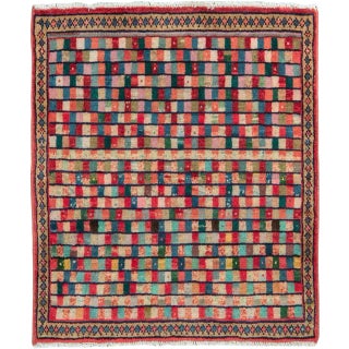 Vintage Persian Mahal Rug – Size: 2" X 2' 5" For Sale