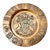 Vintage Brass Heraldic Crest Coat of Arms Lion Stag Ashtray Wall Decor For Sale