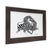 Mid-Century Modern Vintage 1970s Victor Vasarely Zebras II Framed Op Art Serigraph - Mid-Century Modern Optical Art Print W/ Brushed Aluminum Frame - 16" X 20" For Sale - Image 3 of 10