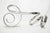 Late 20th Century David Elijah Herschler Chrome Freestanding Ribbon Twist Modern Art Sculpture For Sale - Image 5 of 17