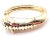 Gold Cartier Panther Panthere Tsavorite Onyx Yellow Gold Size 16 Bangle Bracelet For Sale - Image 8 of 13