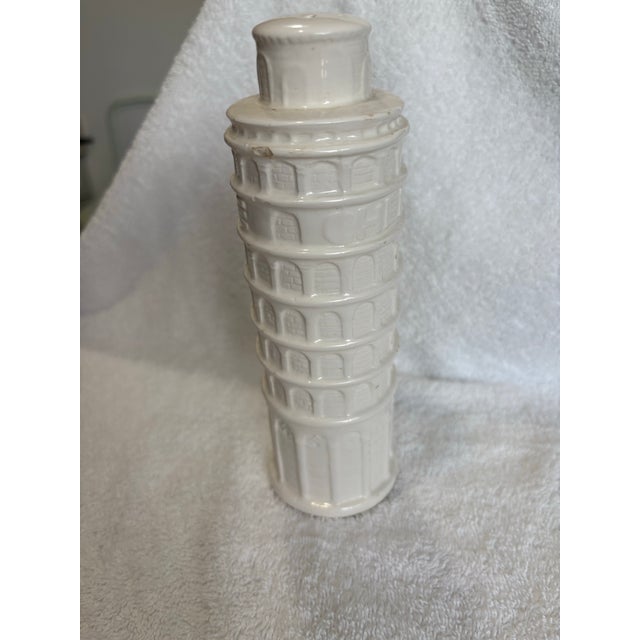 Ceramic Italian. Leaning Tower of Pisa Souvenir For Sale - Image 7 of 8