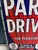 Large Park Drive Sign in Enamel, 1940s For Sale - Image 4 of 13