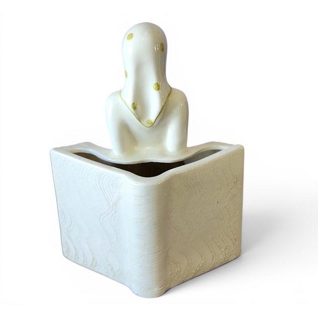 Mid-Century Modern Vintage Mid Century Modern Hedi Schoop Ceramic Vase Figurine, C1950s For Sale - Image 3 of 5
