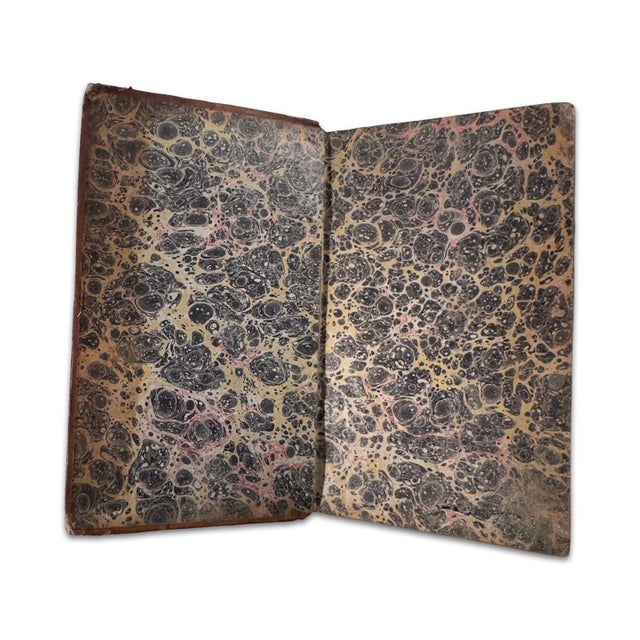 18th–Early 19th Century French Latin History Book - Petite Biographie Classique - Gilt Spine, Marbled Endpapers” For Sale - Image 4 of 9