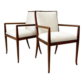 Armchairs in the Manner of Th. Robsjohn-Gibbings 1950s For Sale
