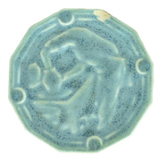 Rookwood Pottery Arts & Crafts Glazed Ceramic "Potter at the Wheel" Paperweight, 1940 For Sale