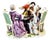 Porcelain Genre Group of Card Players attributed to J.J. Kaendler for Meissen, Germany, 1880s For Sale