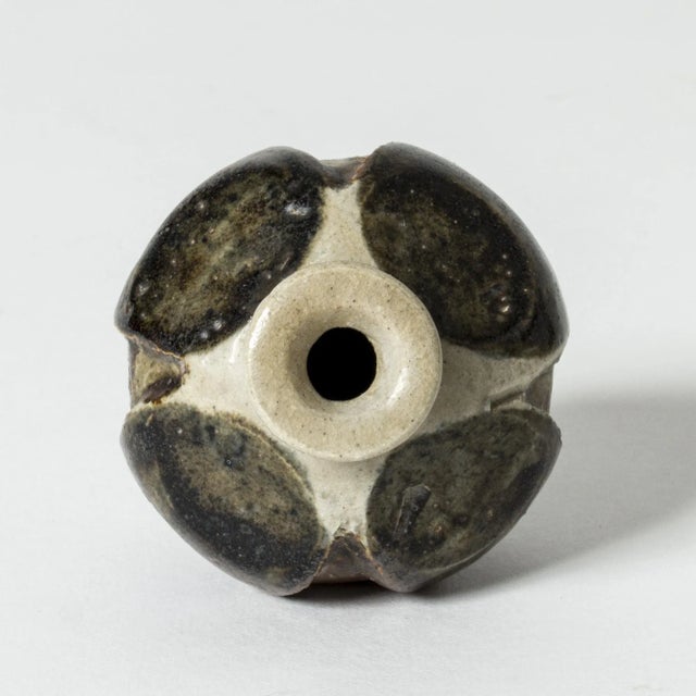 Mid-Century Modern Vase in Stoneware by Anders B. Liljefors For Sale - Image 3 of 10