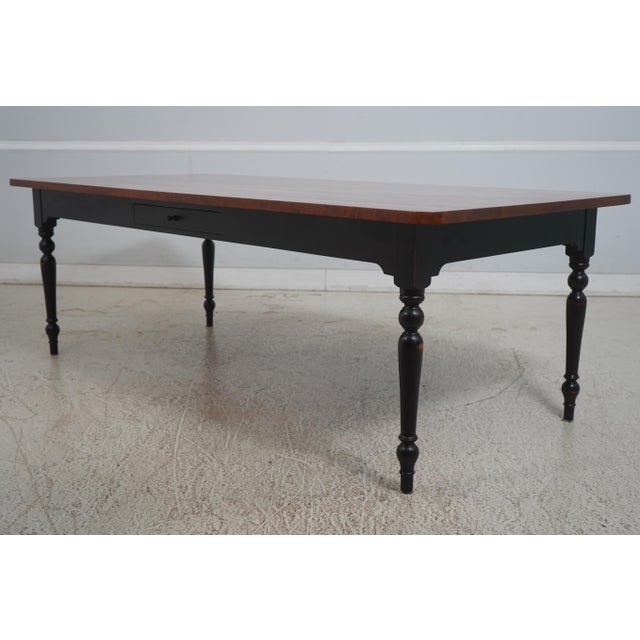 Age: Approx: 20 Years Old Details: Factory Distressed Black Legs Dovetailed Drawer Construction High Quality Construction...