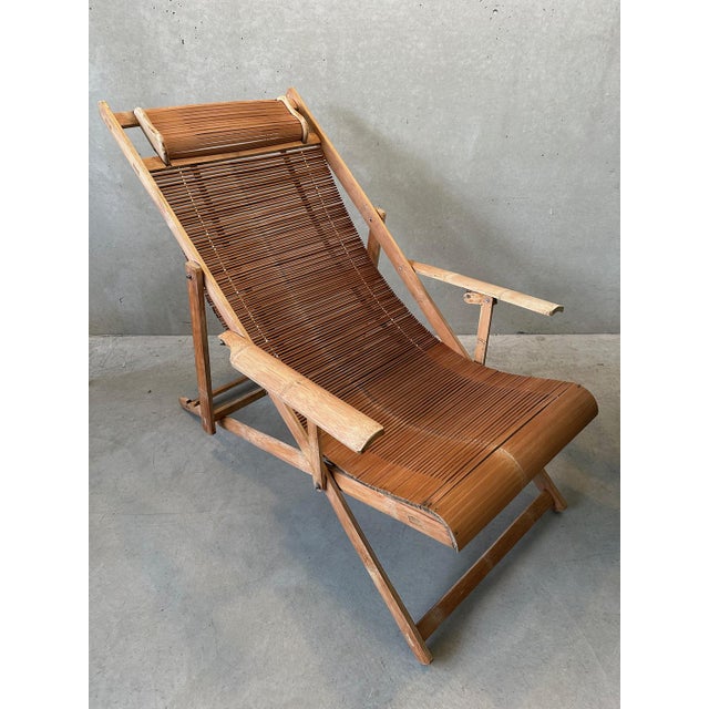 Vintage Lounge Chair in Bamboo For Sale - Image 18 of 18