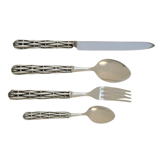 Silver Utensils by Richard Lauret, Set of 4 For Sale
