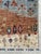 Gabbeh Sunset Landscape Rug, Hand-Knotted Wool, 2x3, Blue & Rust For Sale - Image 4 of 12