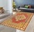Traditional Pasargad Home Vintage Oushak Coral Wool Area Rug, 4' 0'' X 6' 0'' For Sale - Image 3 of 3