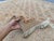 Taimani Diamond Lattice Hand-Knotted Wool Rug - 6'5" X 5'0" For Sale - Image 9 of 13
