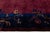 Antique Chinese Art Deco Rug in Deep Burgundy Plum With Floral & Bird Border For Sale - Image 12 of 12