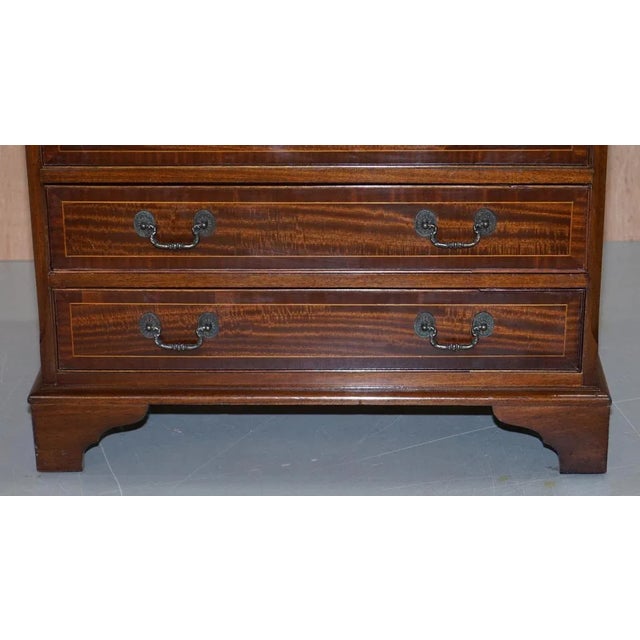 Wood Vintage Hardwood Chest of Drawers For Sale - Image 7 of 15