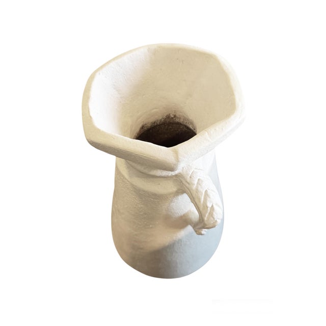 Late 20th Century Large White Ceramic Vessel For Sale - Image 10 of 10