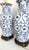 Mid 20th Century Lamps Blue & White Pair For Sale - Image 5 of 10