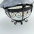 Circa 1920s-1940s Hand-Forged Wrought Iron Lantern With Blue Opalescent Art Glass Shade For Sale - Image 10 of 12