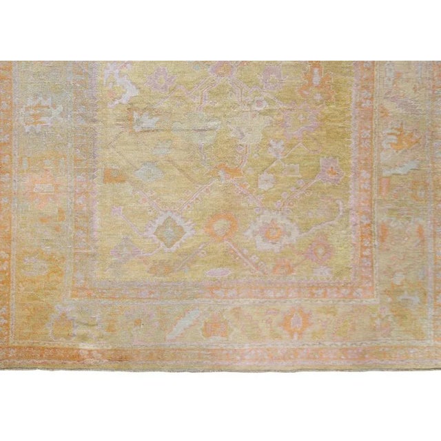Early 20th Century Turkish Oushak Rug For Sale - Image 11 of 12
