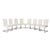 Cream Leather Chairs from Musterring, Set of 8 For Sale - Image 14 of 14