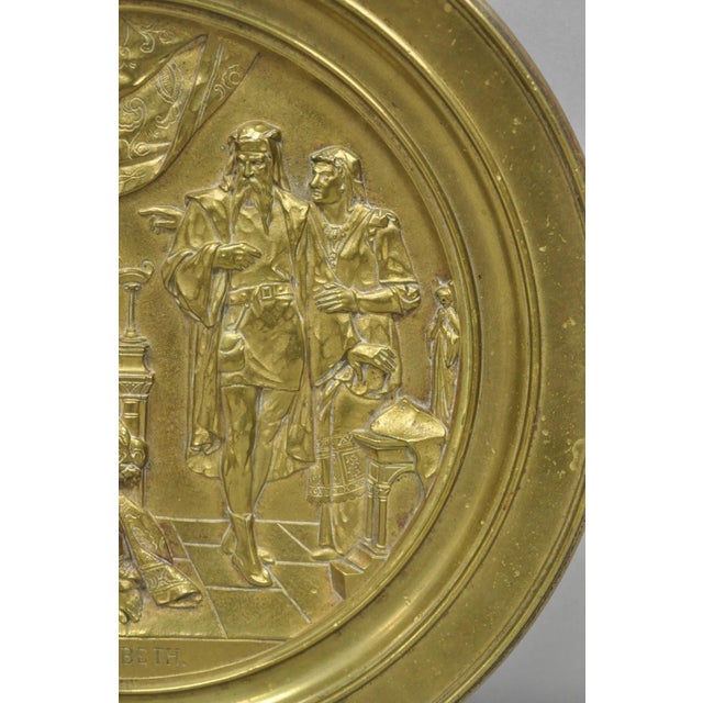 19th Century Emile Louis Picault Macbeth Bronze Relief Pedestal Compote Tazza Dish For Sale - Image 11 of 18