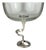 Mid-Century Glass Bowl with Organically Shaped Metal Base by Kurt Jesch for Amadeo / Fratelli Tonini, 1970 For Sale
