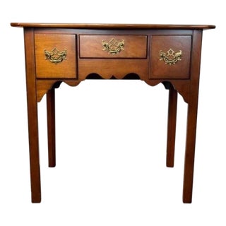 1940s Georgian Style Wood Lowboy For Sale