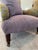 Textile Pair of Designer Fabric Upholstered Lounge Chairs For Sale - Image 7 of 12