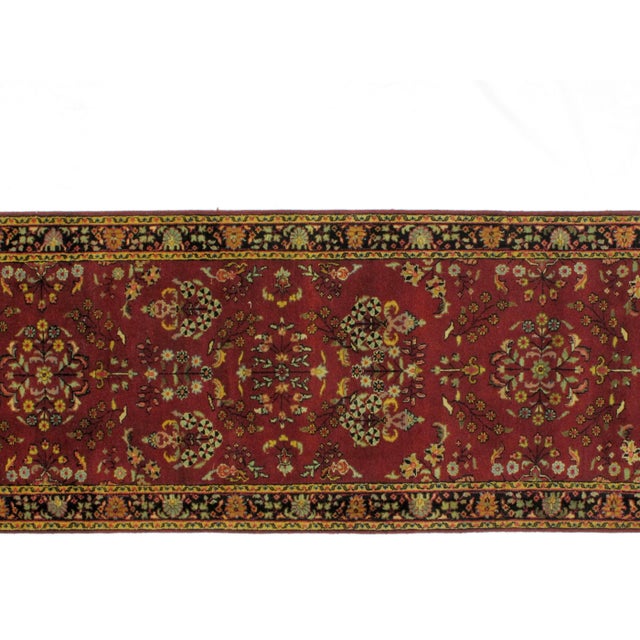 2010s Indo Sarouk Runner Rug - 2′7″ × 12′ For Sale - Image 5 of 7